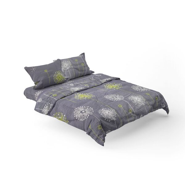 Cotton family bed linen set 2pcs. 150x200cm (5 parts) RLP509