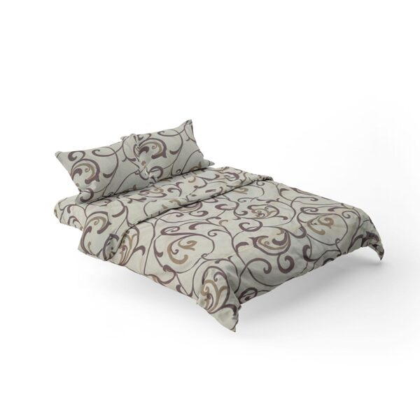 Cotton bed linen set 140x200cm (3 parts) RLP522