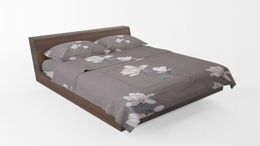 Premium kokvilnas gultas veļas komplekts 180x200cm no 4 daļam RLP614