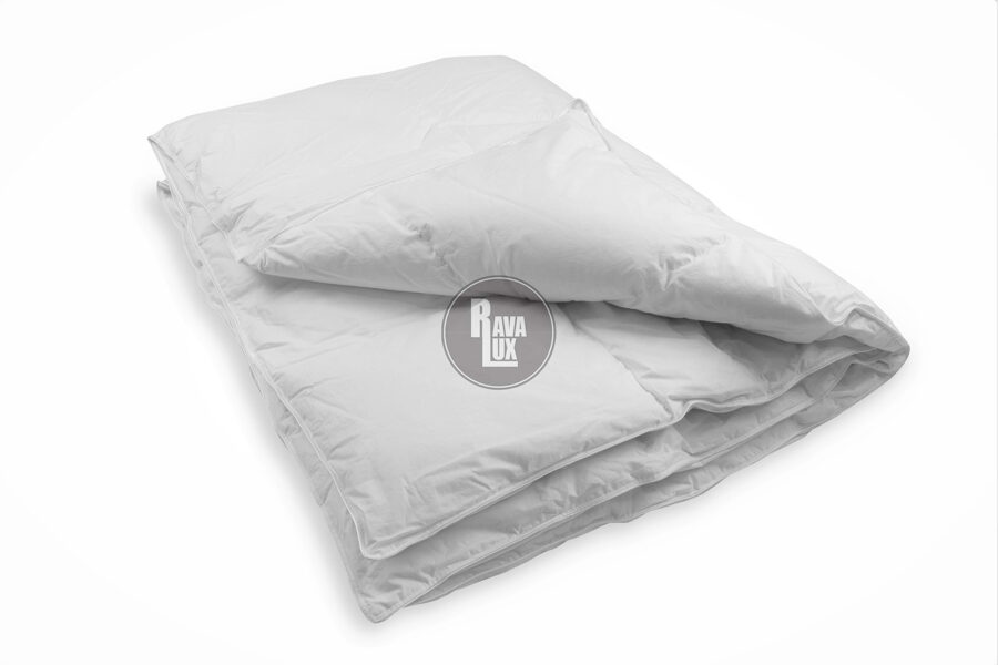 Premium натуральное пуховое одеяло 200x200см RL108 с 1.4КГ наполнением 90% пуха белое