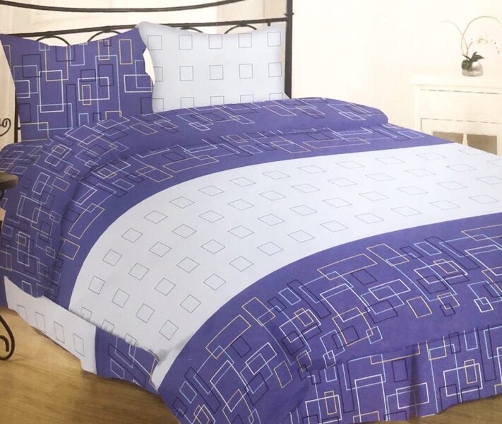 Premium kokvilnas gultas veļas komplekts 150x200cm no 3 daļam RLV12