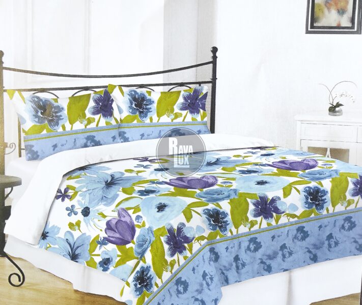 Premium kokvilnas gultas veļas komplekts 150x200cm no 3 daļam RLV21